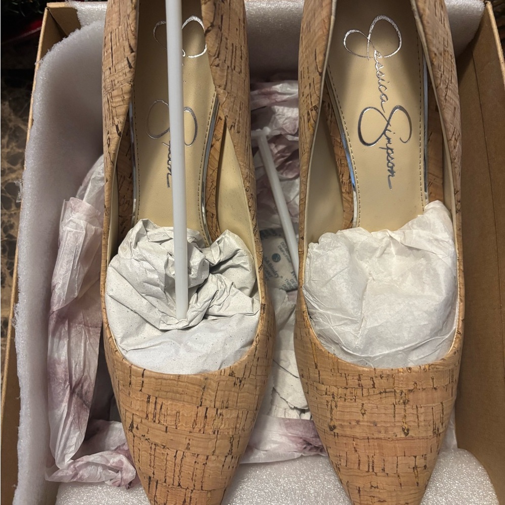 Jessica Simpson Women's Cork Heels
